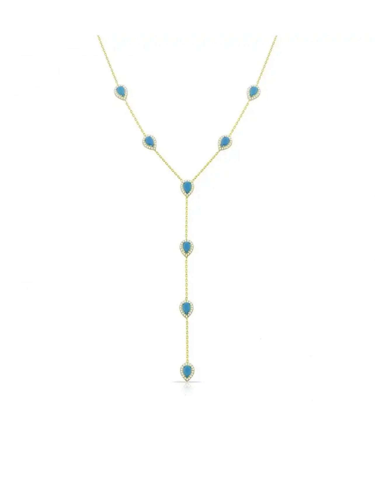 Turquoise large necklace