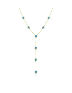 Turquoise large necklace