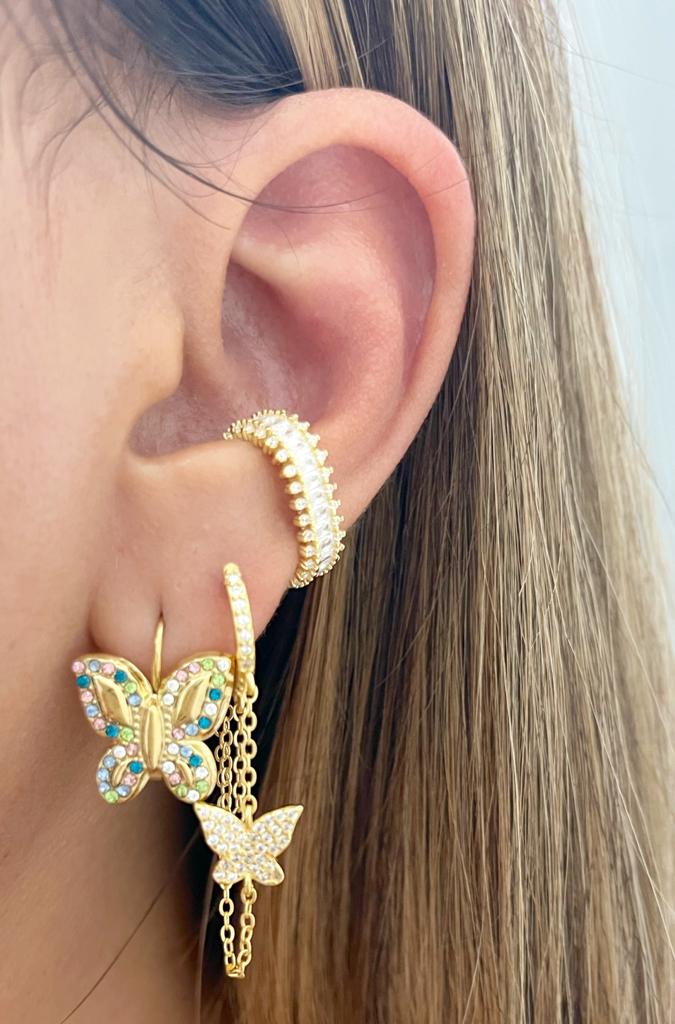 Butterfly earrings set
