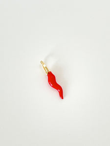 Red Cornicello Charm