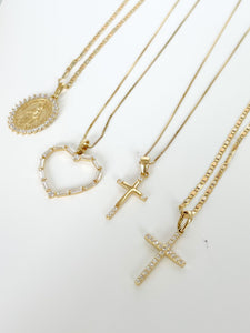 Crucifijo mini charm