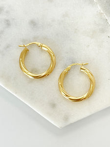 The Classic gold hoops