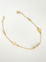 Load image into Gallery viewer, Virgen milagrosa gold bracelet
