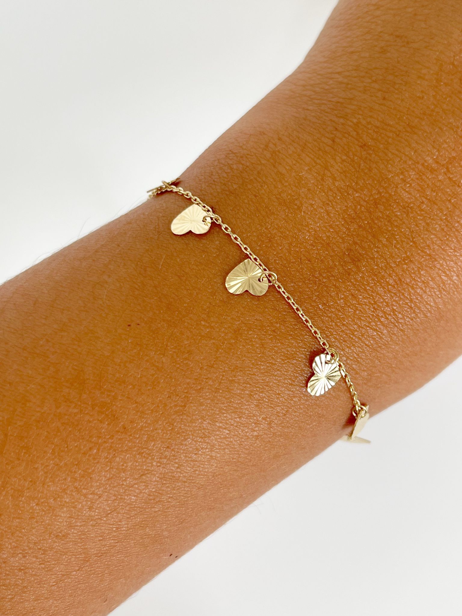 Infinity love gold bracelet