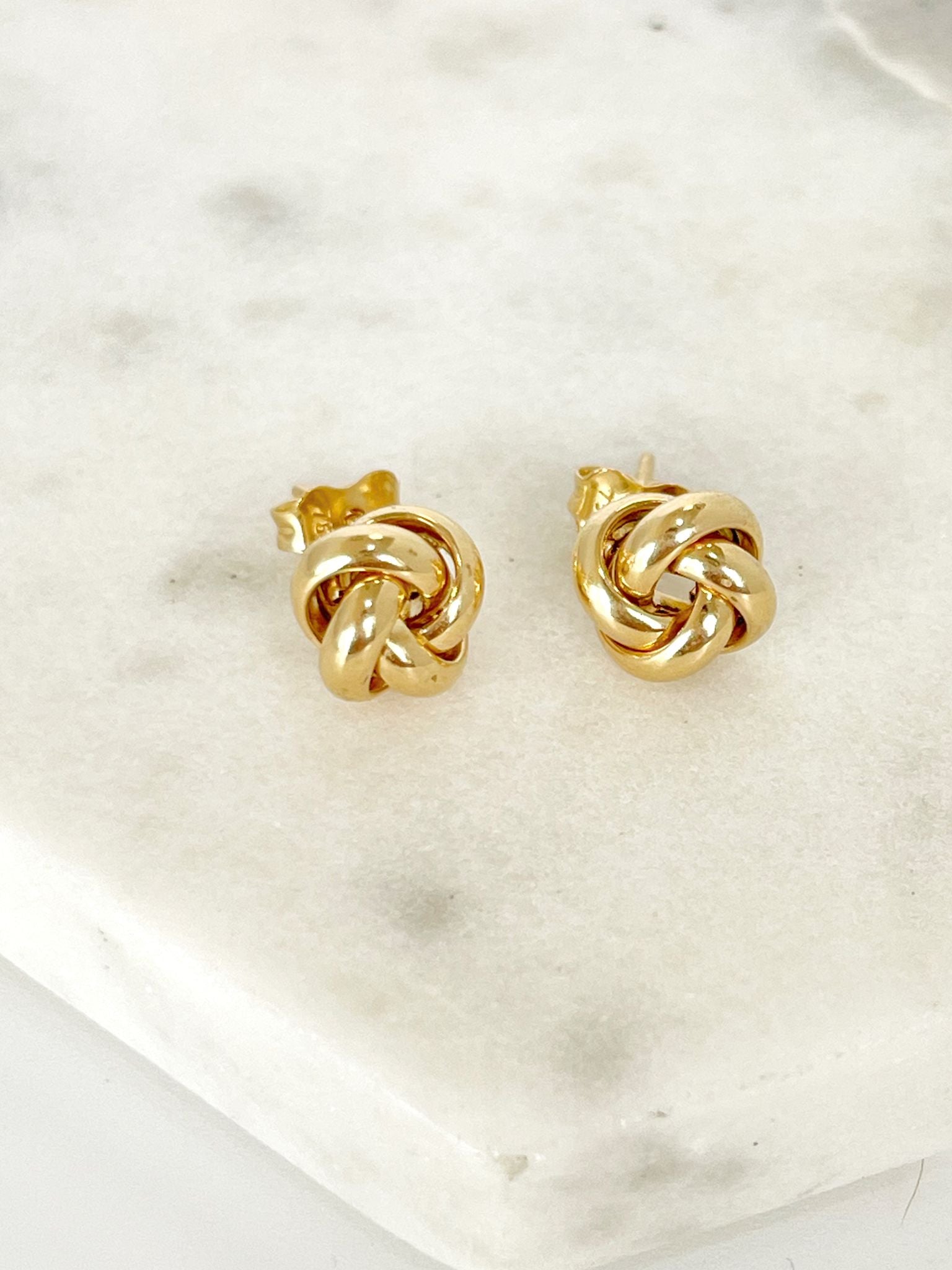 Elena gold earrings