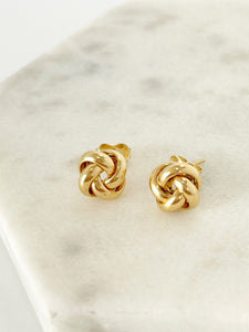 Elena gold earrings