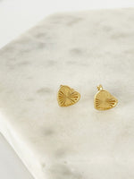 Load image into Gallery viewer, Love gold earrings
