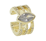 Load image into Gallery viewer, The Crystal Earcuff
