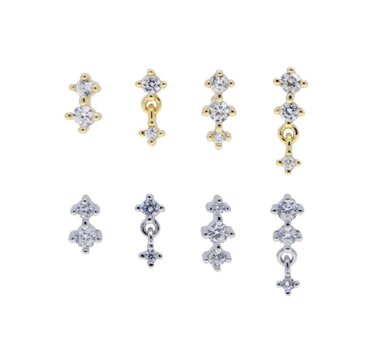 The Perfect Earrings Set (4 pcs )