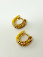 Load image into Gallery viewer, Amber Hoops
