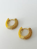 Load image into Gallery viewer, Amber Hoops
