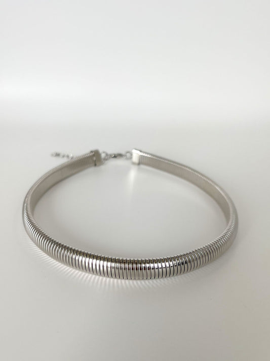 The Chunky Silver Choker