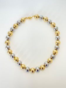 Gold & silver necklace