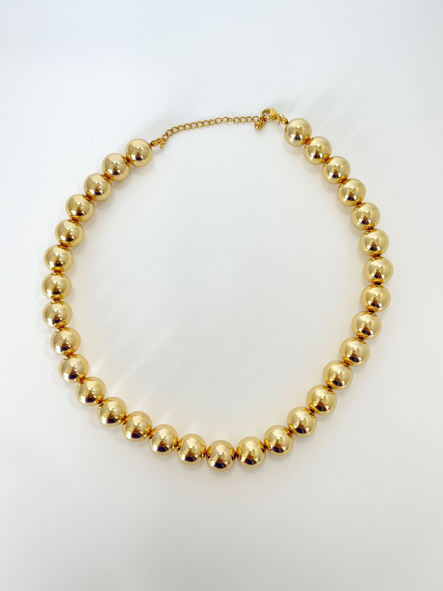 Large gold necklace