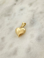 Load image into Gallery viewer, Heart small gold charm
