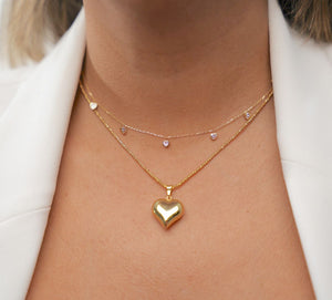 Heart small gold charm