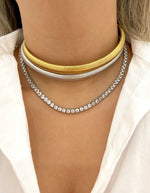 Load image into Gallery viewer, The Chunky Silver Choker

