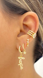 Load image into Gallery viewer, The Crystal Earcuff
