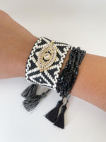 Load image into Gallery viewer, Black Lucky Eye Bracelet
