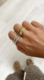Load image into Gallery viewer, Flex Ring (Gold and Silver)
