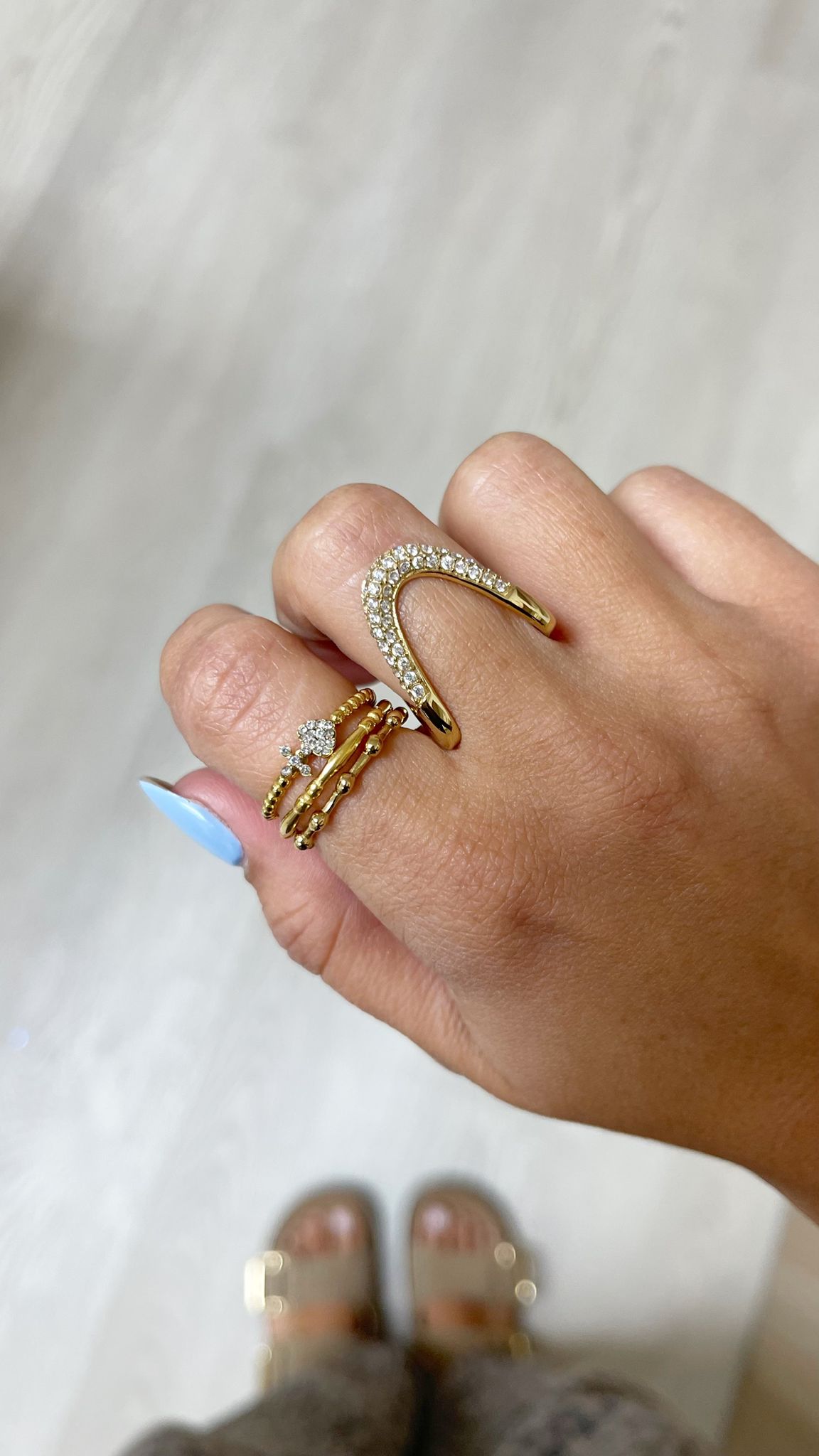 BELIEF ROSARY -Gold- Ring