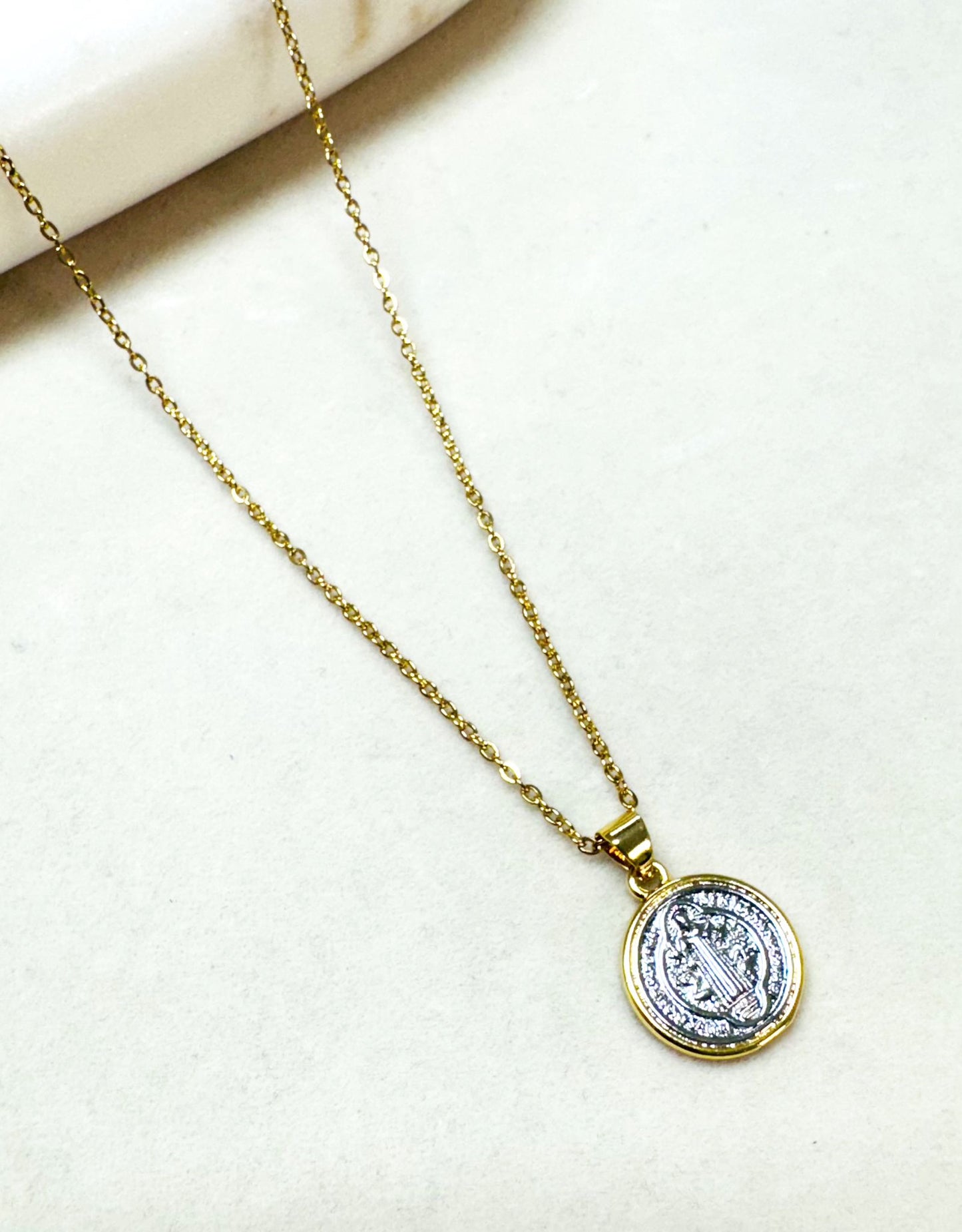 SAN BENITO Gold & Silver Necklace