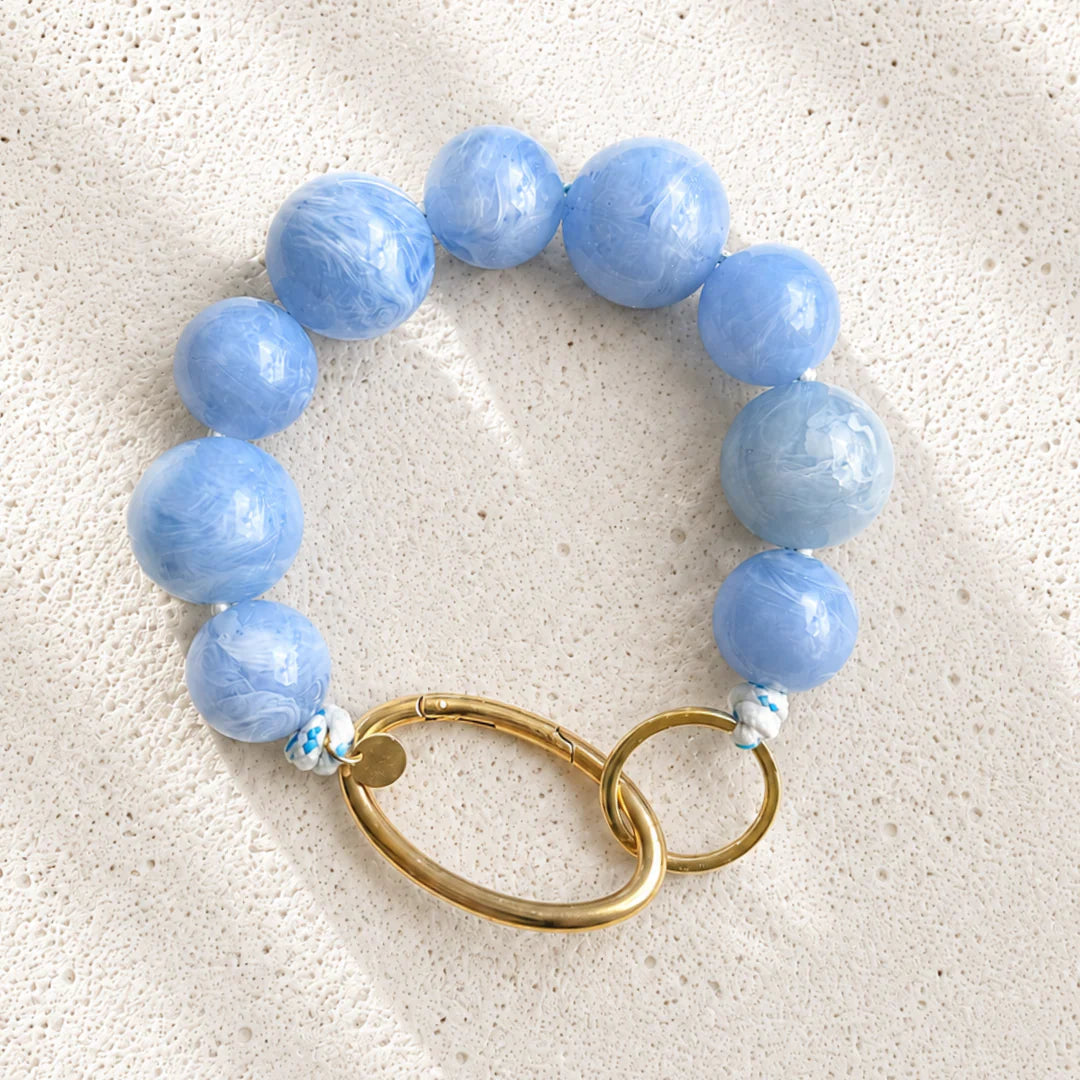 RIVIERA Blue Keychain
