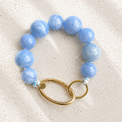 RIVIERA Blue Keychain