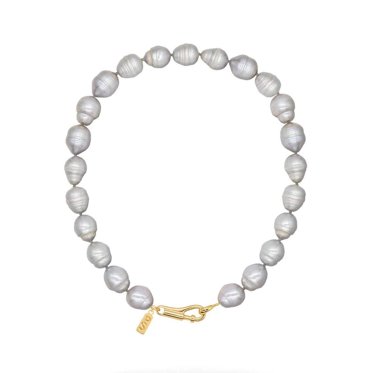 LOU Chunky Necklace - Gray | By Sandra Frometa