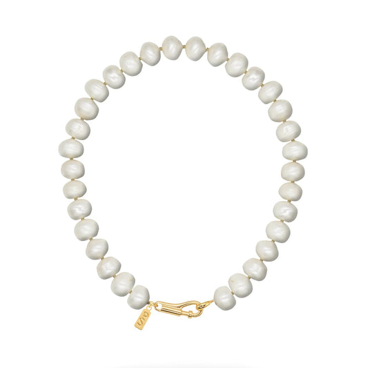 LOU Chunky Necklace - White | By Sandra Frometa