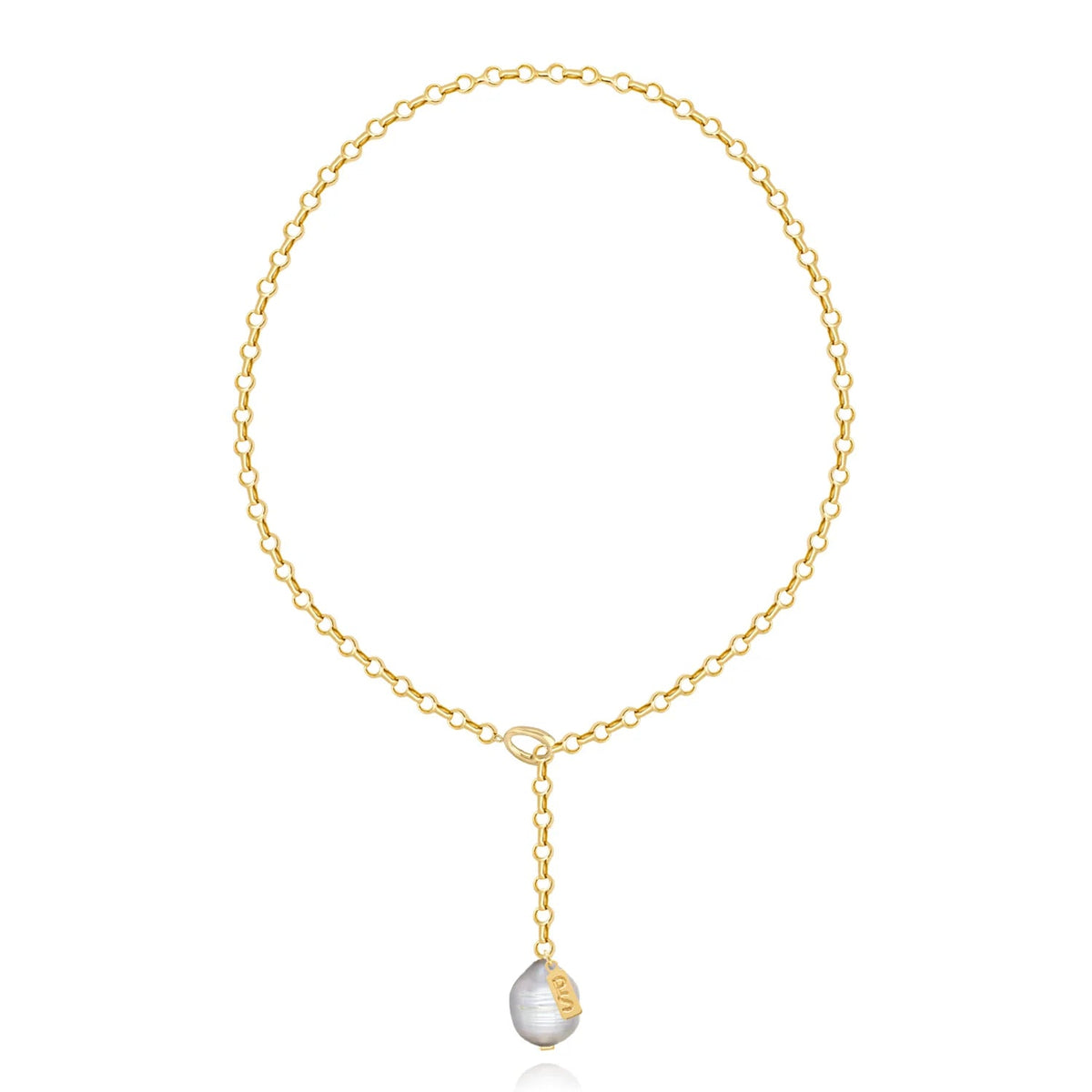 LOU Pearl Lariat | By Sandra Frometa