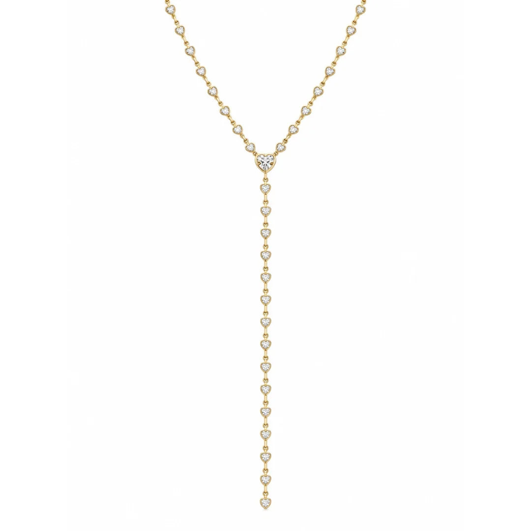 L_Amour Lariat Necklace | By Sandra Frometa 