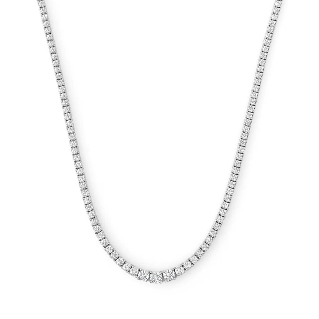 Luxe Graduated Tennis Necklace