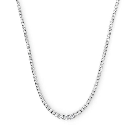 Luxe Graduated Tennis Necklace