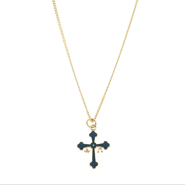 ALPHA & OMEGA CROSS Necklace