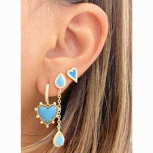 Mini Heart Earrings