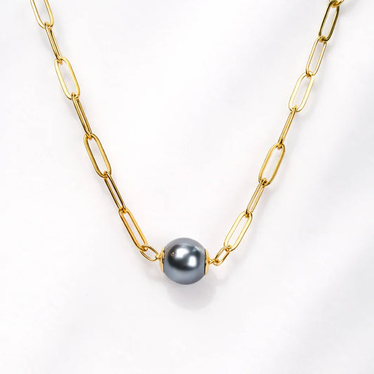 ORIGIN Gray Pearl Choker