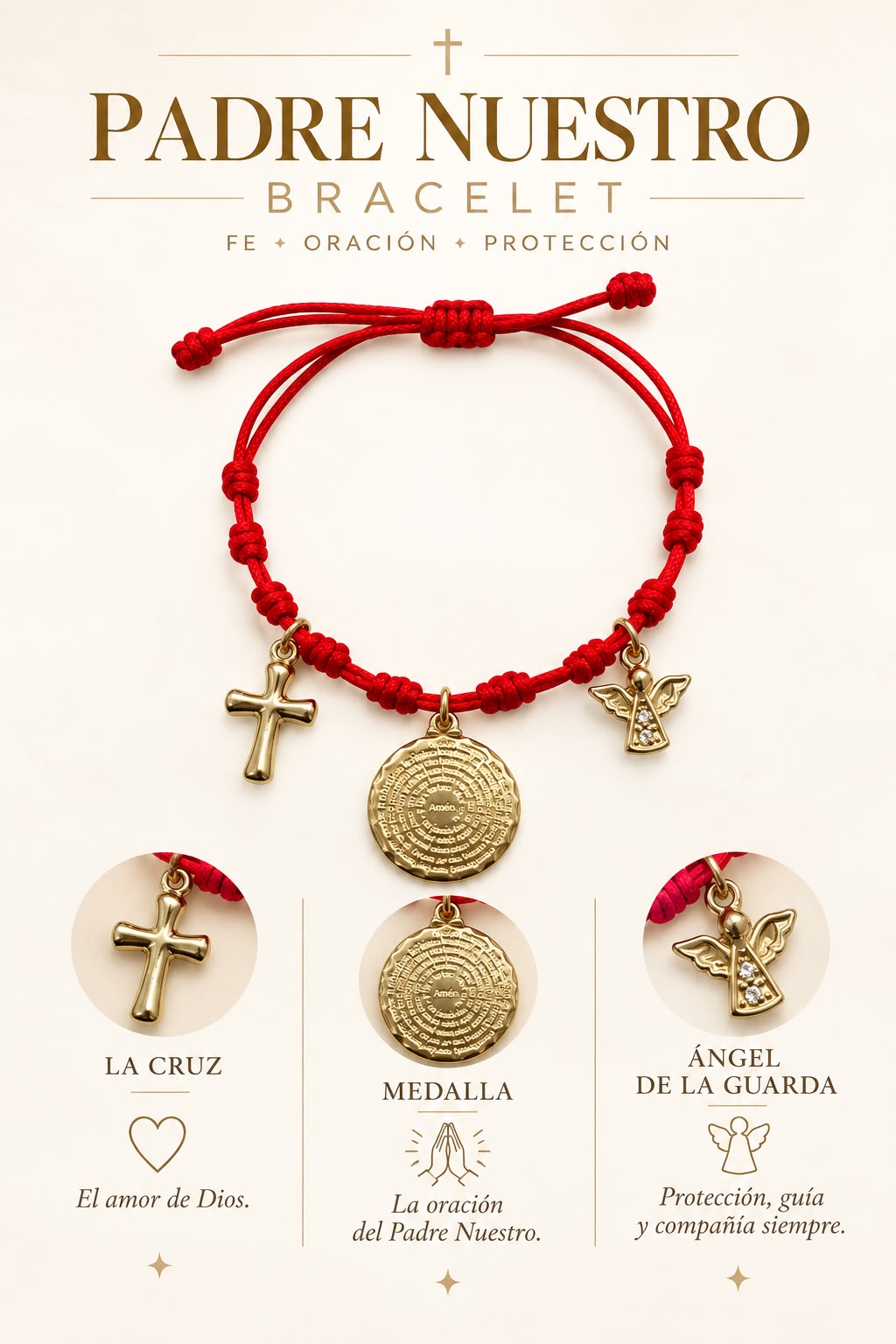 Padre Nuestro Bracelet | By Sandra Frometa