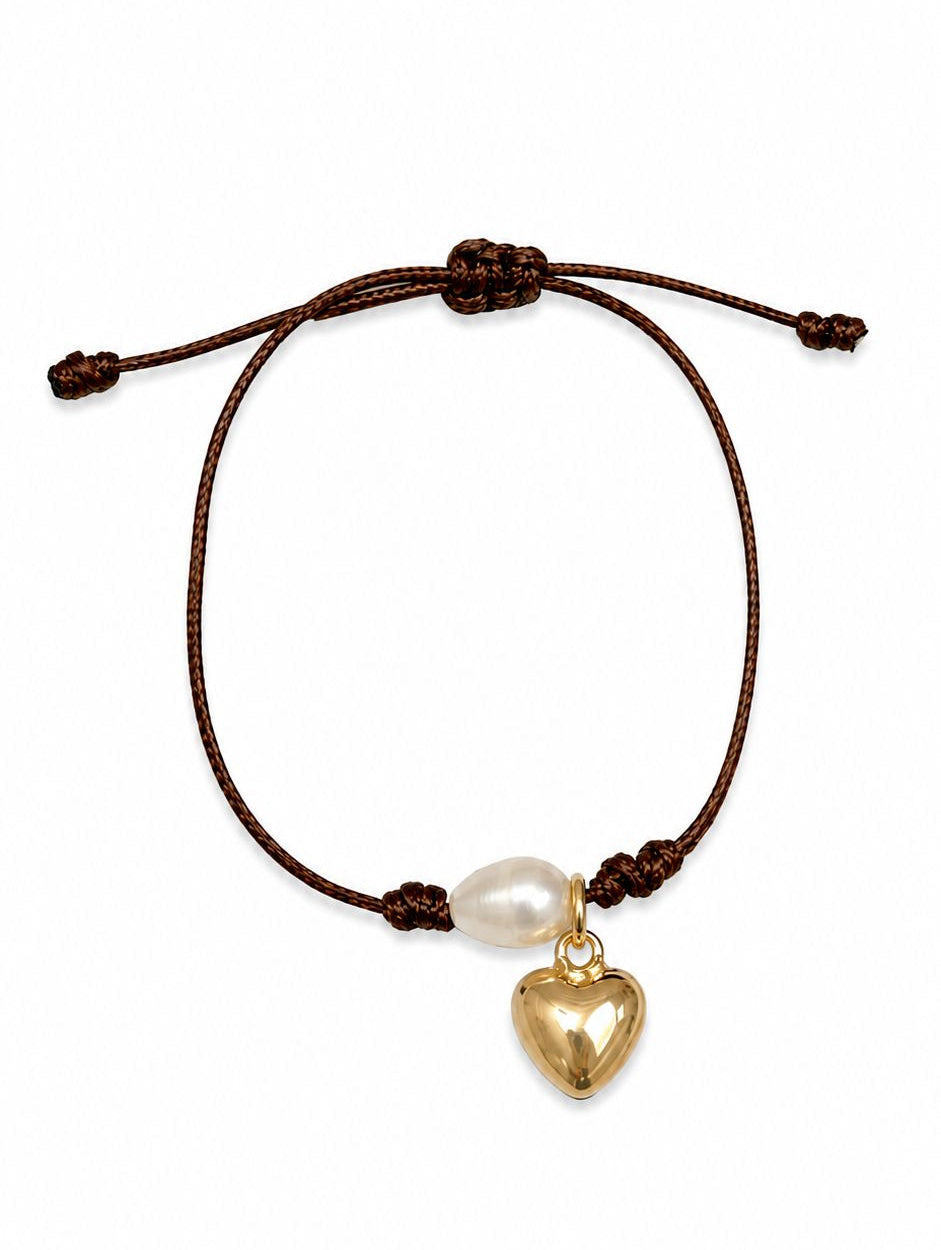 Pearl heart bracelet | By Sandra Fromtea