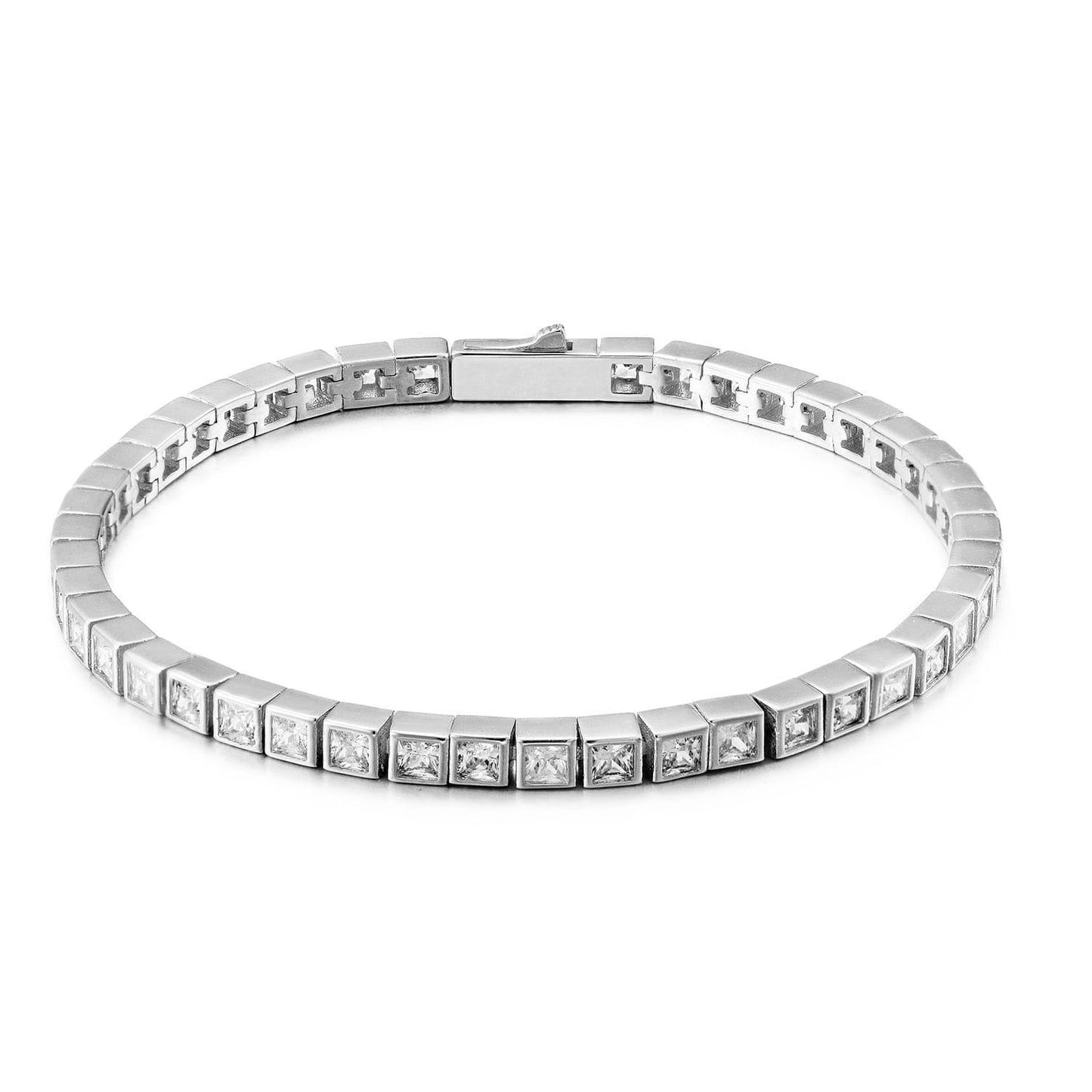 Penelope tennis bracelet plated
