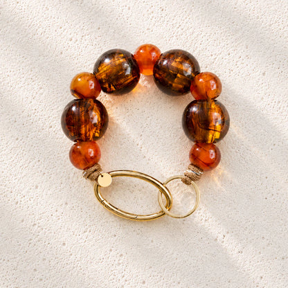 RIVIERA Brown Keychain