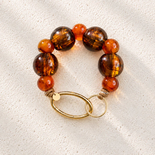 RIVIERA Brown Keychain