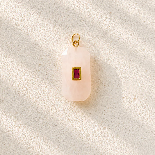 ROSE QUARTZ Charm