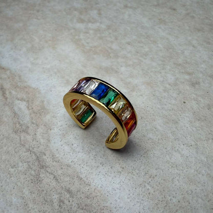 Rainbow Earcuff | By Sandra Frometa