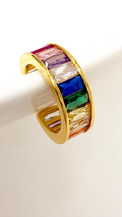 Rainbow Earcuff