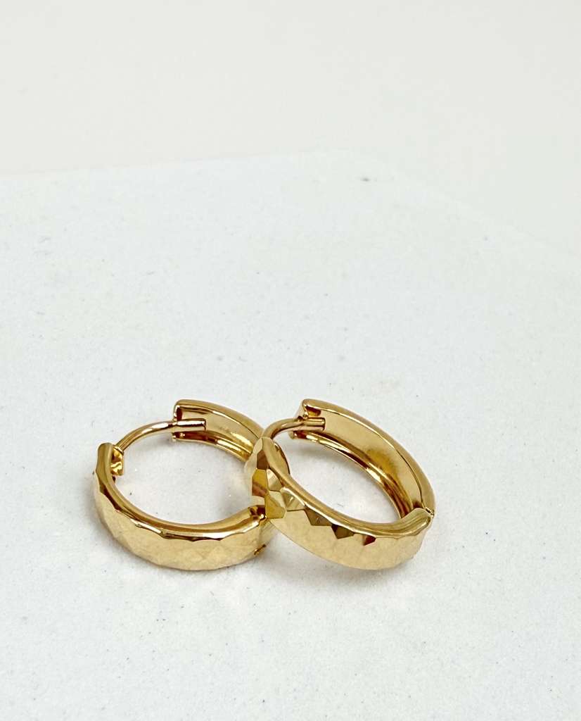 Renatta gold hoops