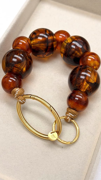 Riviera brown keychain 0