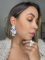 Load image into Gallery viewer, Emili Maxi Earrings Silver
