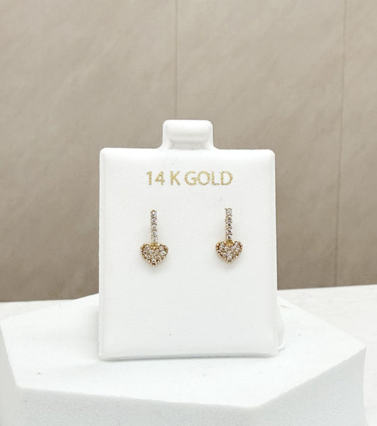 Victoria gold earrings