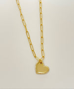 Load image into Gallery viewer, Paper Clip Heart Necklace
